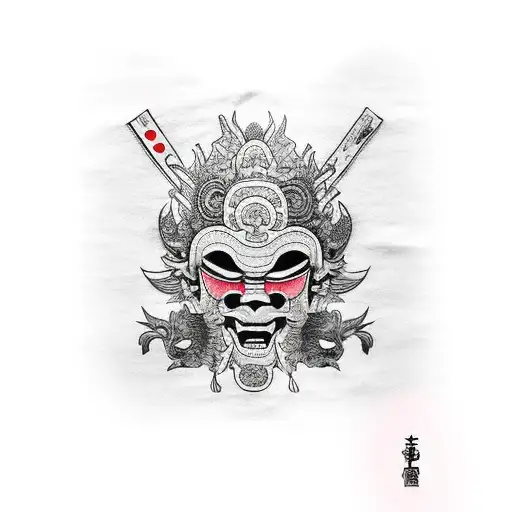 Mask Floating In Water