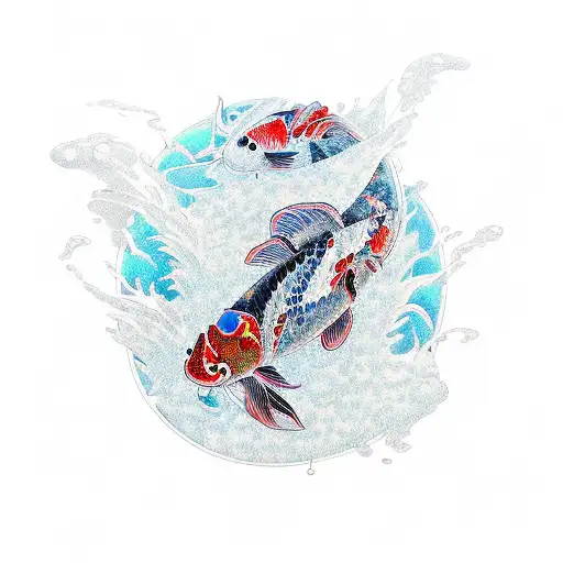 Koi Fish Ying Yang