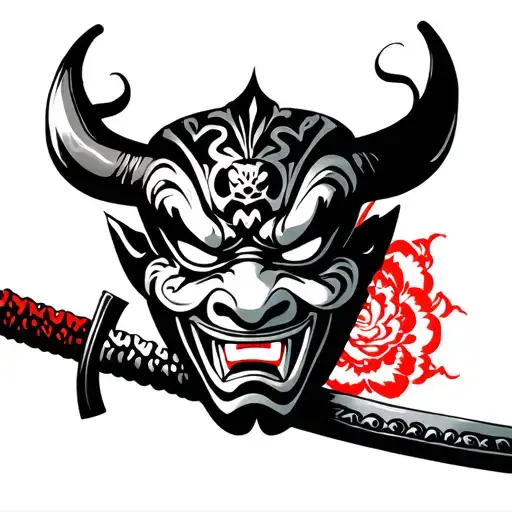 Oni Mask Katana