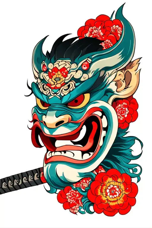 Oni Mask Katana