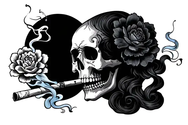 Skull Smoking Joint