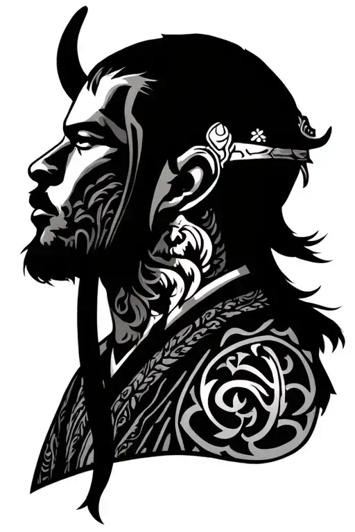 Martin With Vikings Symbol