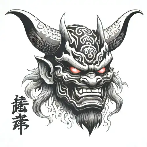 Black Oni Mask