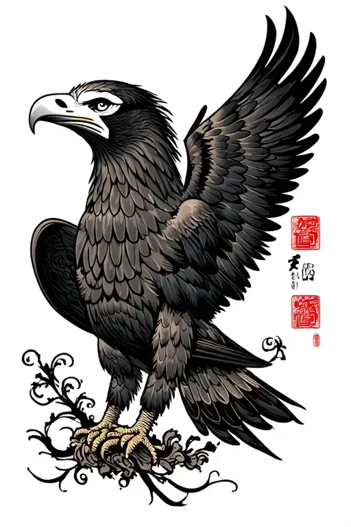 Eagle With Mask