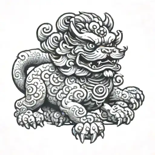 Cute Cloud Foo Dog