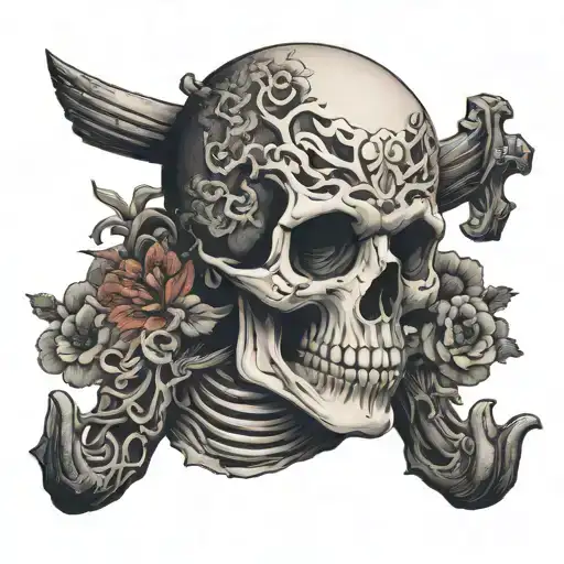 The Overthinker Skull With Helmate