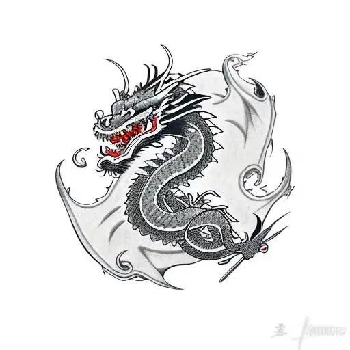 Dragon With Karate