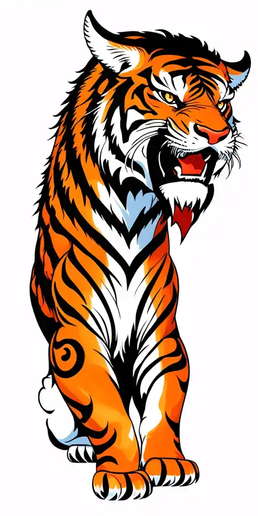 Tiger Body With Ox Head