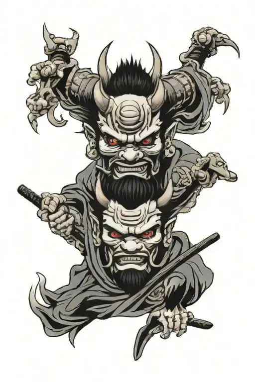 Oni Mask Samurai