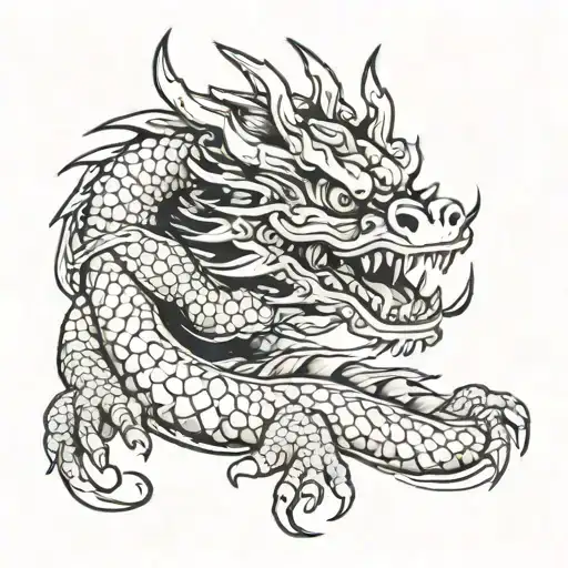 Dragon With A Face Of A Chick