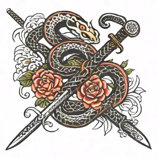 Snake And Sword