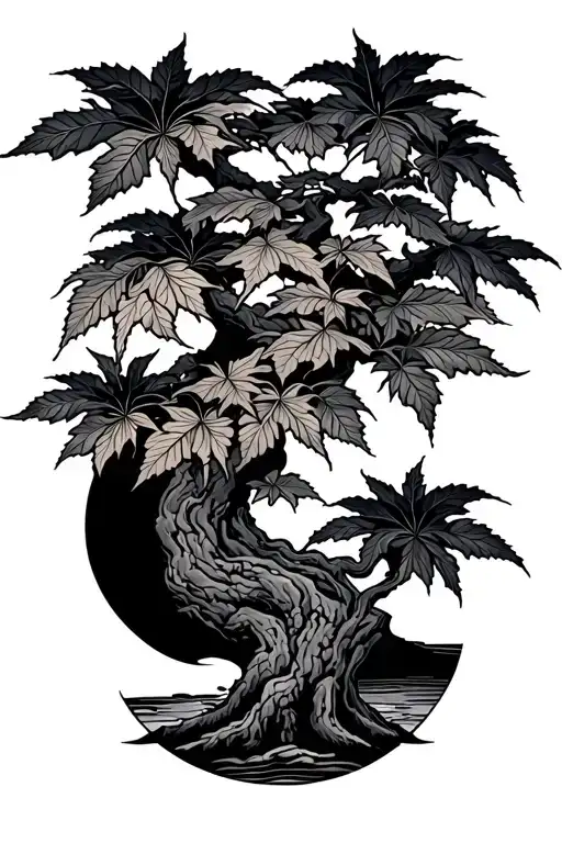Japanese Maple Tree With Leaves