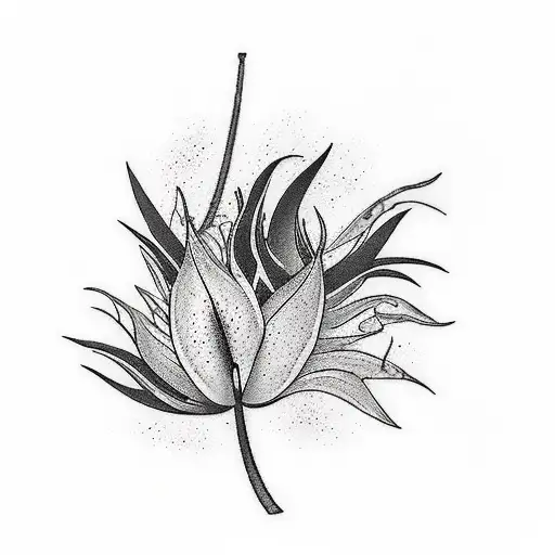 Bird Of Paradise Surrounded By Flowers