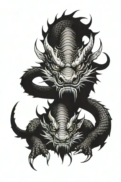 Dragon Head Front View