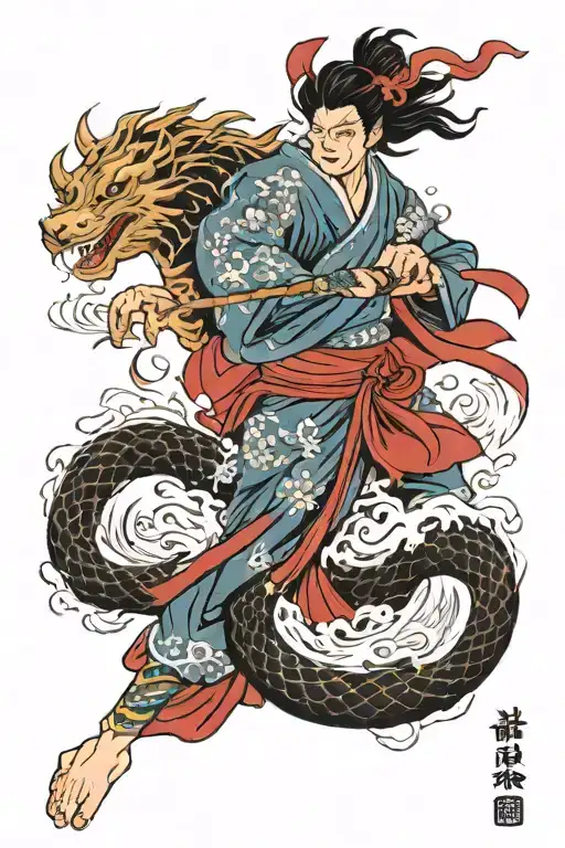 Warrior And Wave Merging