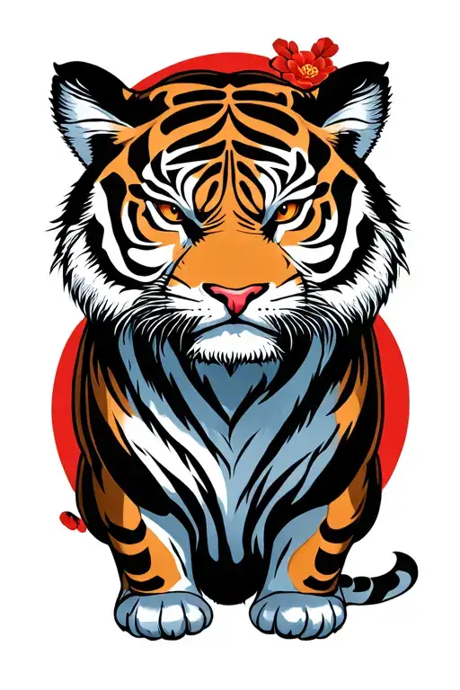 Japanese Tiger Full Body