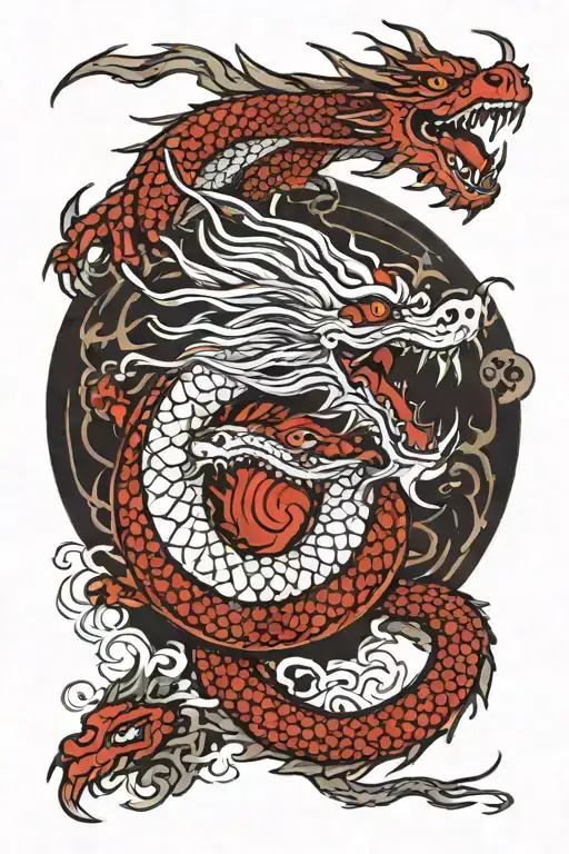 Dragon Flying Fowards Straight