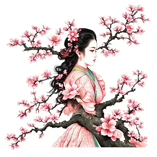 Japanese Blossom Tree Gemini Zodiac Sign