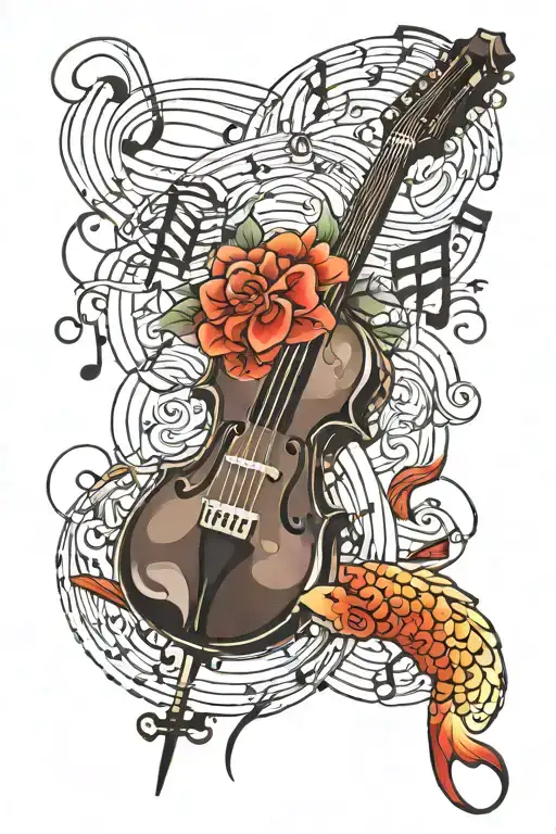 Glass Surrounded My Music Notes