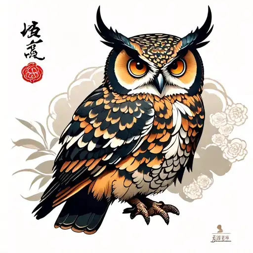 Japanese Horned Owl