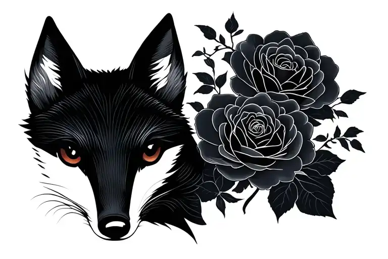 Fox And Roses