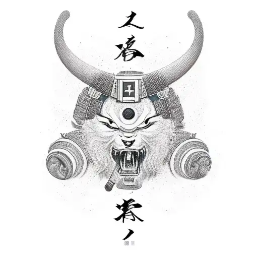 Samurai Through Infinity Symbol