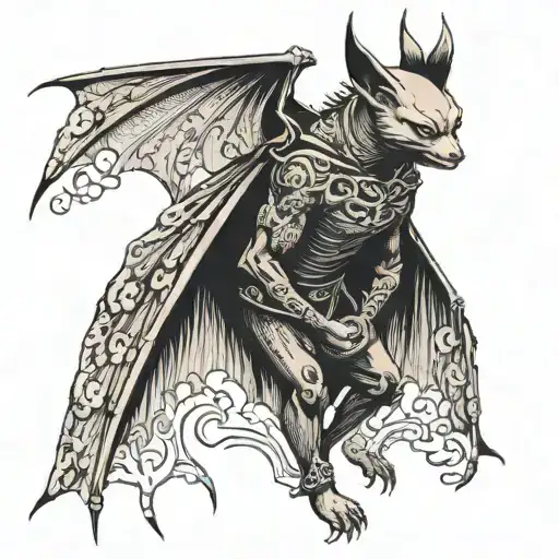 Bat Full Body Profile