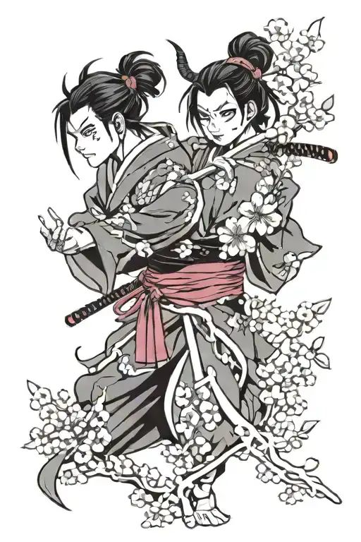 Cherry Blossom Demon Slayer Anime