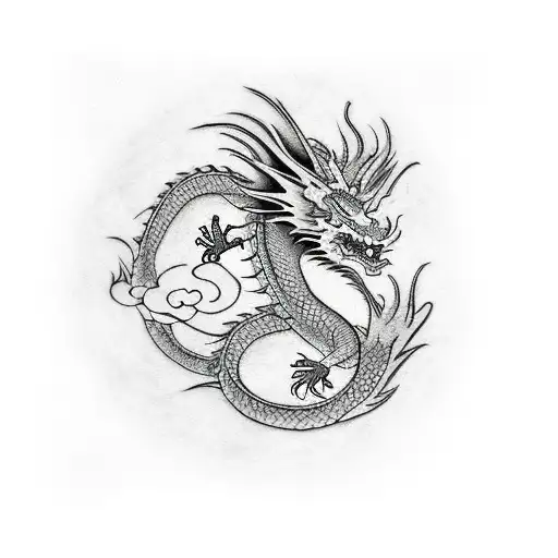 Dragon With Karate