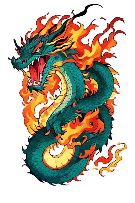 Dragon Breathing Fire