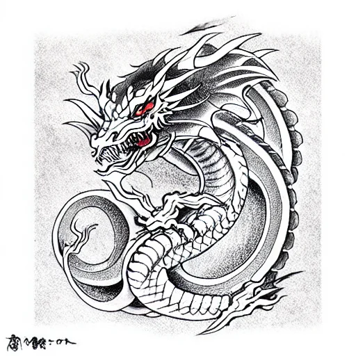 Auroboros Dragon Coiling Around Forearm