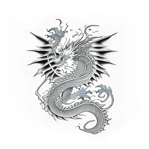 Dragon Made Of Smoke