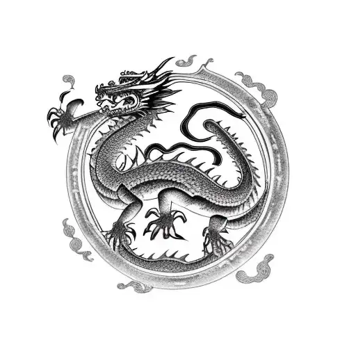 Dragon Oriental Para Conectar Con Tigre Oriental