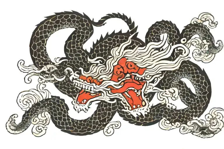 Traditional Japanese Dragon