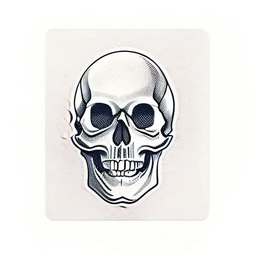 Skull With Playing Cards