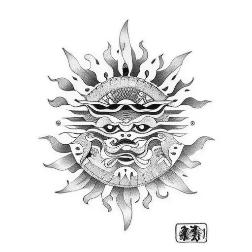 Sun Tattoo