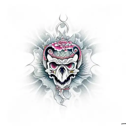 Dragon Skull Flowers