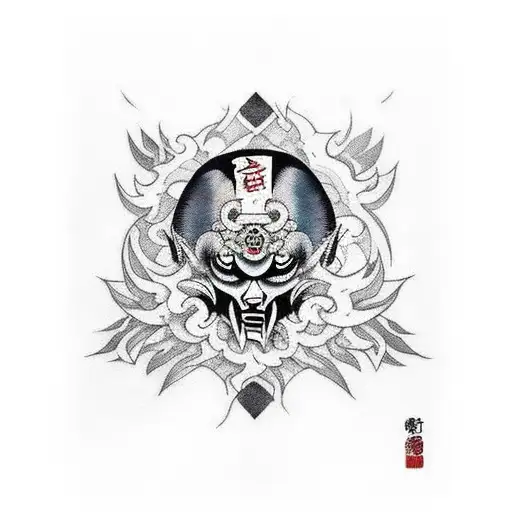 Raven In Asian Style