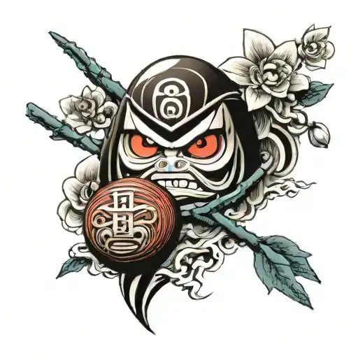 Daruma With Naruto