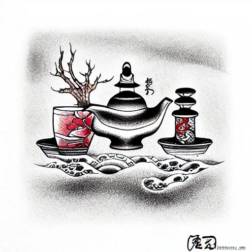 Tea Time At The Beach