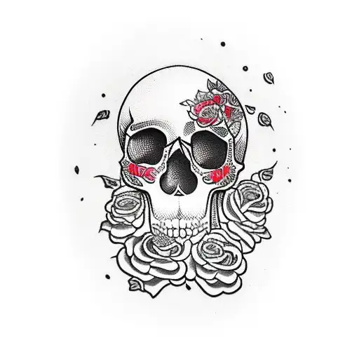 Skull And Roses