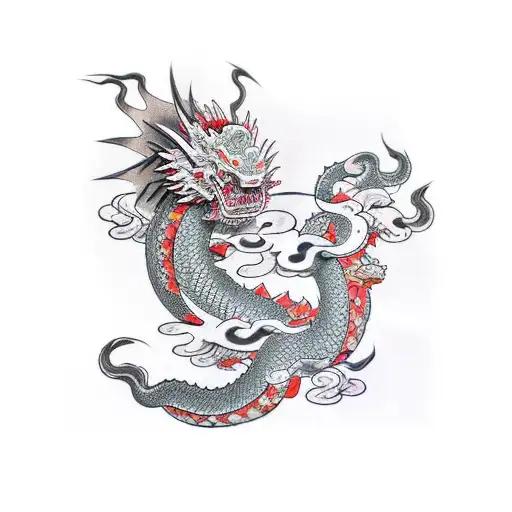 Traditional Japanese Dragon