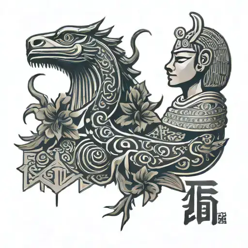 Egyptian Hieroglyphics Placed Against A Backdrop