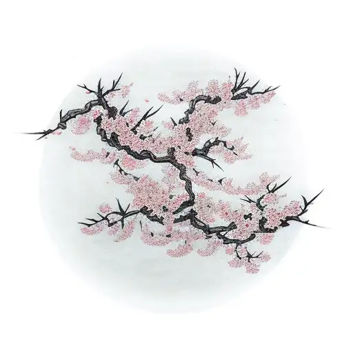 Cherry Blossom Tree Branhc