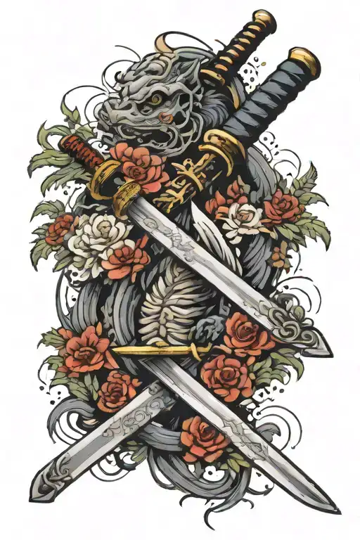 Broken Katana That Is Being Restored