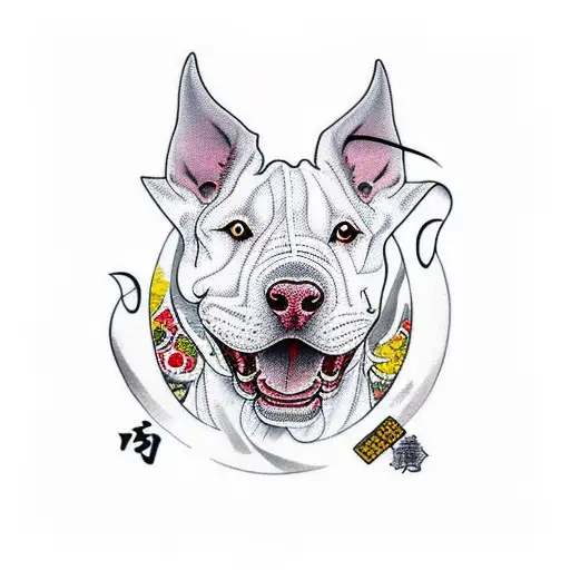A White Bull Terrier