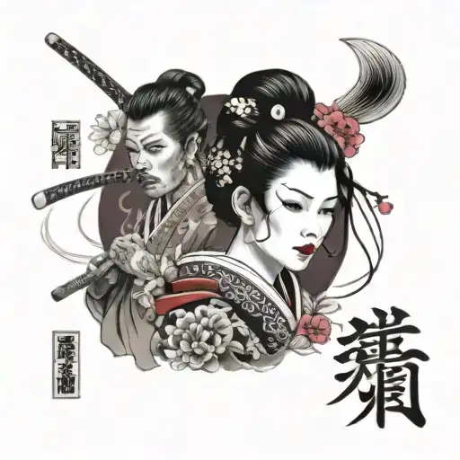 Geisha And Samurai