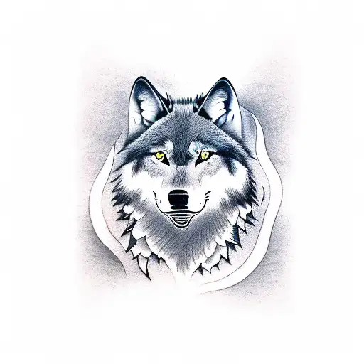 A Grey Wolf That Works As A Carpenter