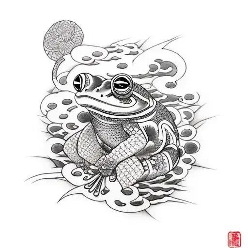 Samurai Frog