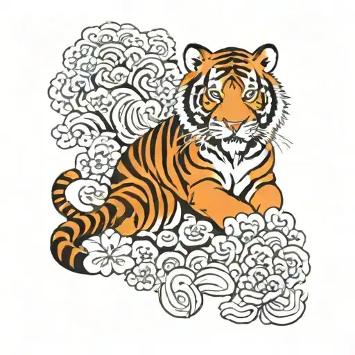Tiger Surrounded